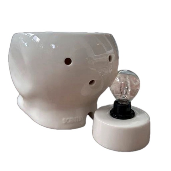 Scentsy DIY Calavera Skull Full Size Warmer Halloween Missing Lid - Picture 6 of 13